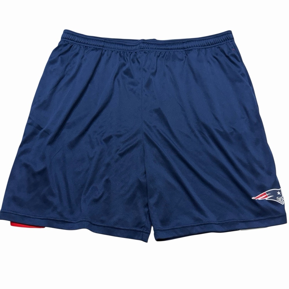 Fanatics New‎ England Patriots Shorts Mens 3XL NFL Athletic Gym Blue